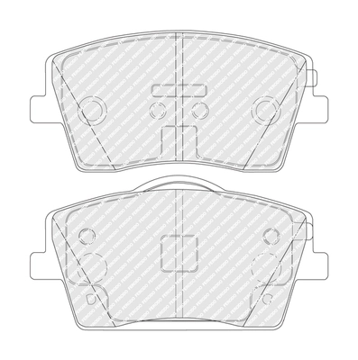 Brake Pad Set, disc brake (FDB5277)