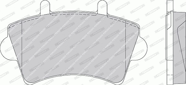 Brake Pad Set, disc brake (FVR1452)
