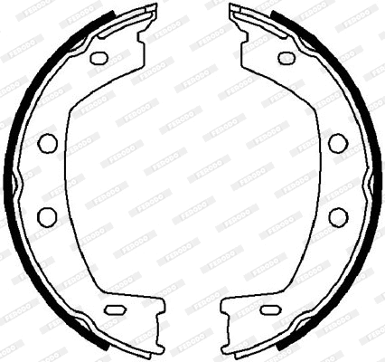 Brake Shoe Set, parking brake (FSB4032)