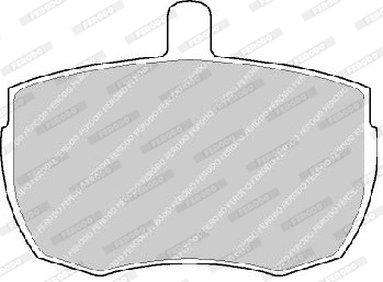Brake Pad Set, disc brake (FVR886)