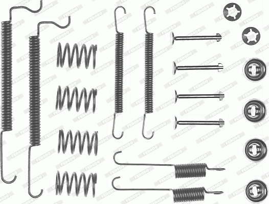 Accessory Kit, brake shoes (FBA34)