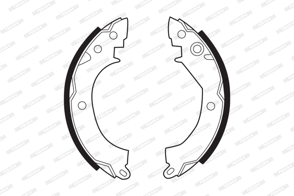 Brake Shoe Set (FSB162)