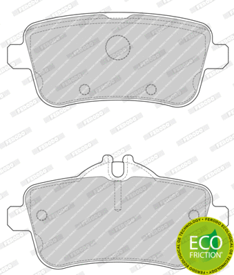 Brake Pad Set, disc brake (FDB4701)