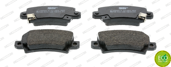 Brake Pad Set, disc brake (FDB1574)