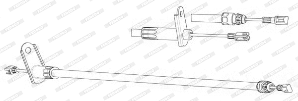 Cable Pull, parking brake (FHB432905)