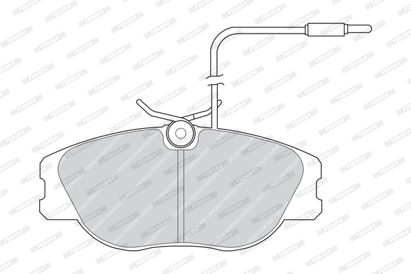 Brake Pad Set, disc brake (FDB565)