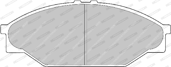 Brake Pad Set, disc brake (FVR949)