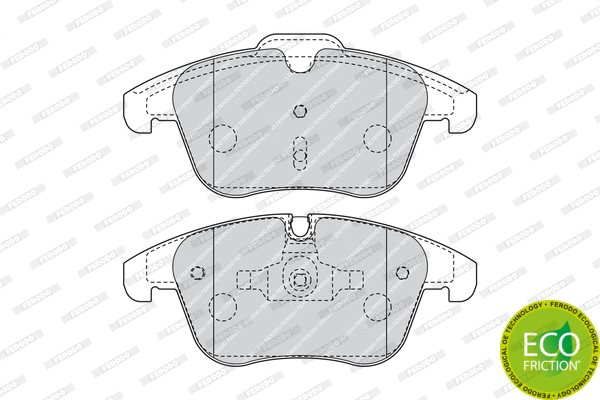 Brake Pad Set, disc brake (FDB4498)