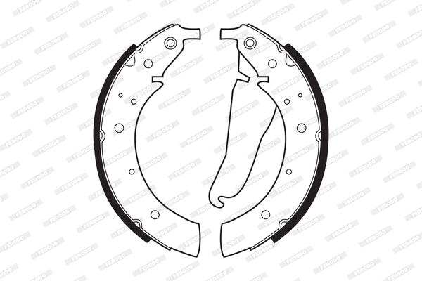 Brake Shoe Set (FSB234)