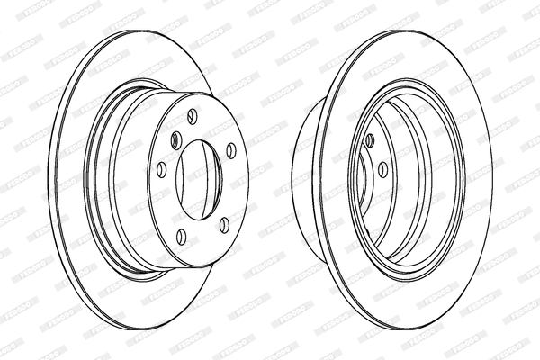 Brake Disc (DDF1284)