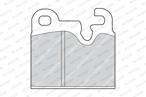 Brake Pad Set, disc brake (FDB162)
