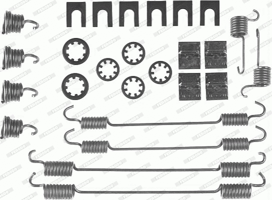 Accessory Kit, brake shoes (FBA44)