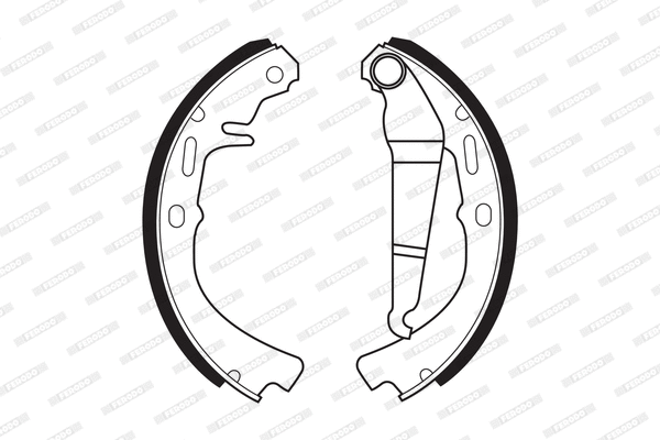 Brake Shoe Set (FSB69)