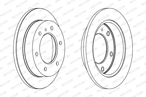 Brake Disc (DDF785)