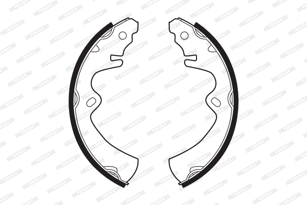 Brake Shoe Set (FSB156)
