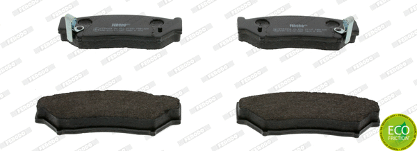 Brake Pad Set, disc brake (FDB1020)