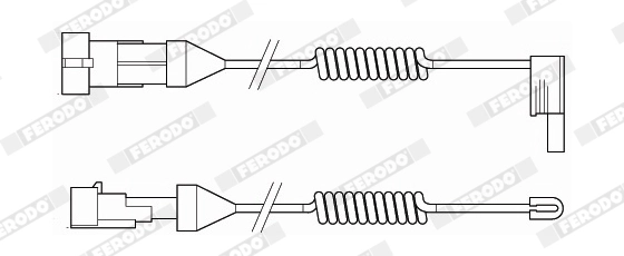 Warning Contact, brake pad wear