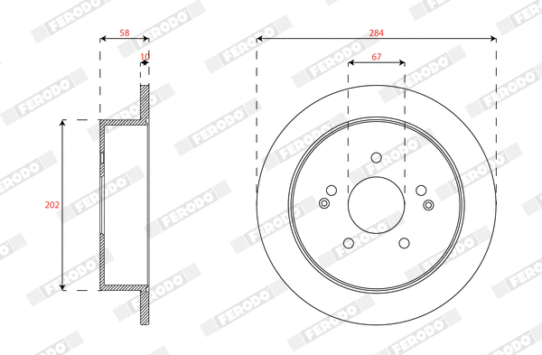 Brake Disc (DDF1992C)