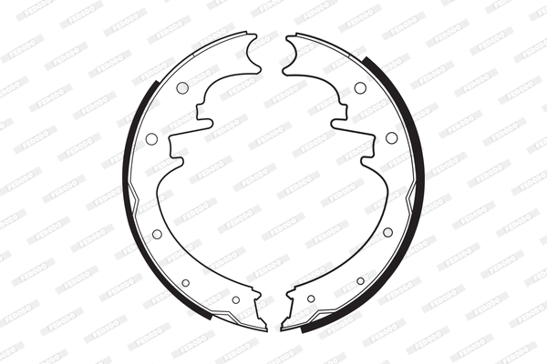 Brake Shoe Set (FSB524)