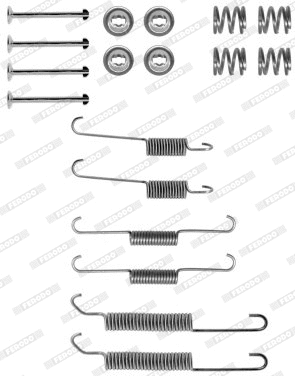 Accessory Kit, brake shoes (FBA21)