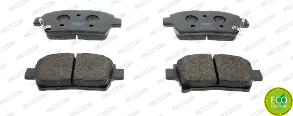 Brake Pad Set, disc brake (FDB1985)