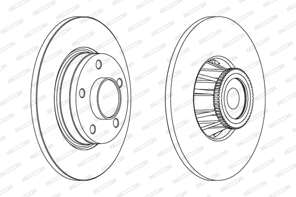 Brake Disc (DDF1623)