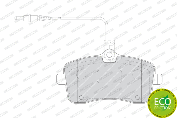 Brake Pad Set, disc brake (FDB1725)