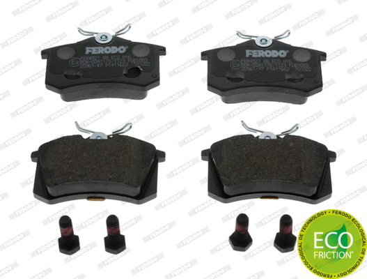 Brake Pad Set, disc brake (FDB1083)