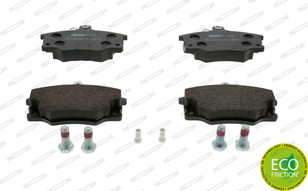 Brake Pad Set, disc brake (FDB370)