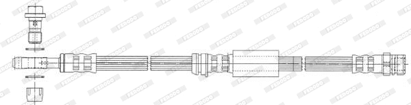 Brake Hose (FHY2665)