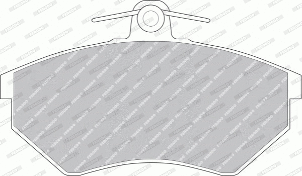 Brake Pad Set, disc brake (FDB775C)