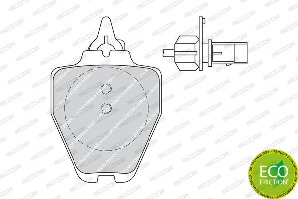 Brake Pad Set, disc brake (FDB1709)