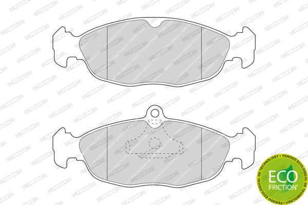 Brake Pad Set, disc brake (FDB4749)