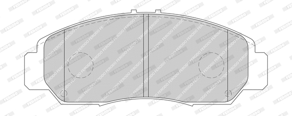 Brake Pad Set, disc brake (FDB1669-D)