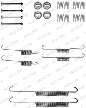 Accessory Kit, brake shoes (FBA27)