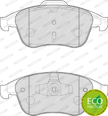 Brake Pad Set, disc brake (FDB4181)