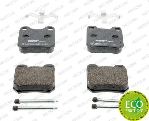 Brake Pad Set, disc brake (FDB525)
