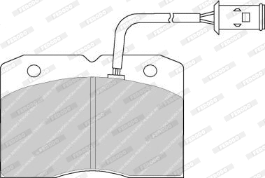 Brake Pad Set, disc brake (FVR655)