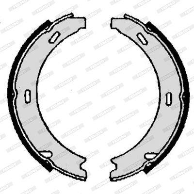 Brake Shoe Set, parking brake (FSB539)