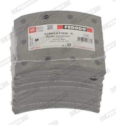 Brake Lining Kit, drum brake (K19941.0-F3526)