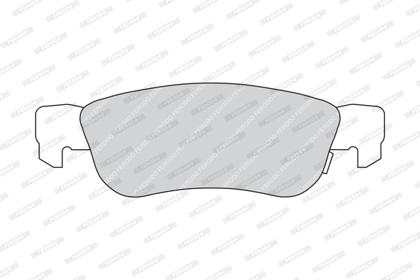 Brake Pad Set, disc brake (FDB679)