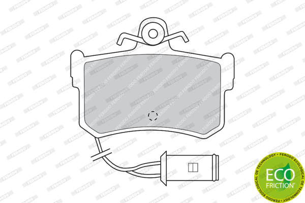 Brake Pad Set, disc brake (FDB463)