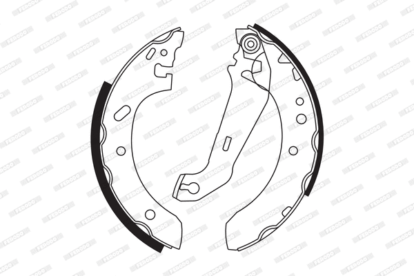 Brake Shoe Set (FSB552)