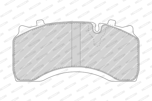 Brake Pad Set, disc brake (FCV1389)
