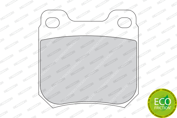 Brake Pad Set, disc brake (FDB1117)