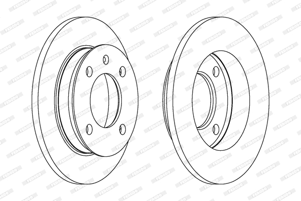 Brake Disc (DDF079)