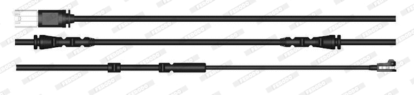 Warning Contact, brake pad wear (FWI418)
