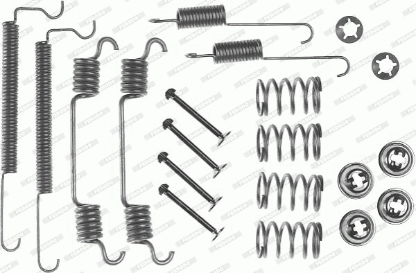 Accessory Kit, brake shoes (FBA76)