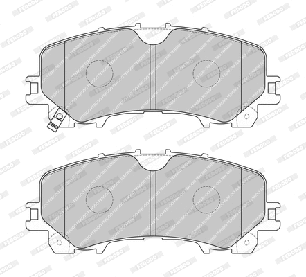 Brake Pad Set, disc brake (FDB4853-D)