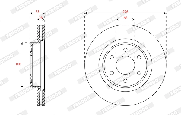Brake Disc (DDF3061C)